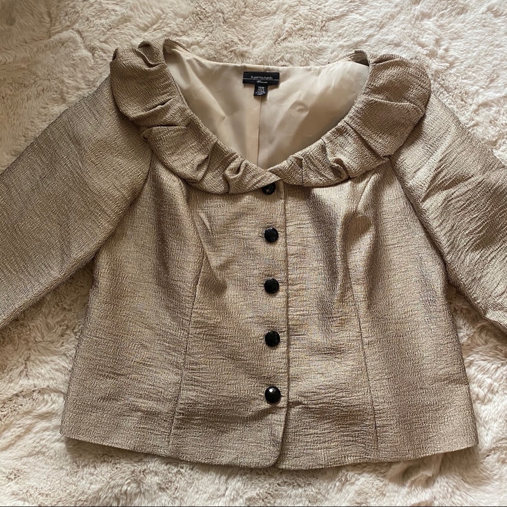 R&M Richards Gold Blazer - Picture 3 of 9